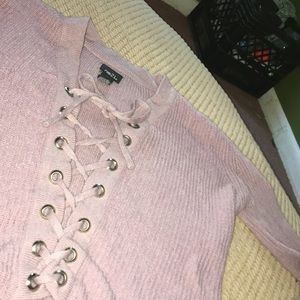 Long sleeve crop top